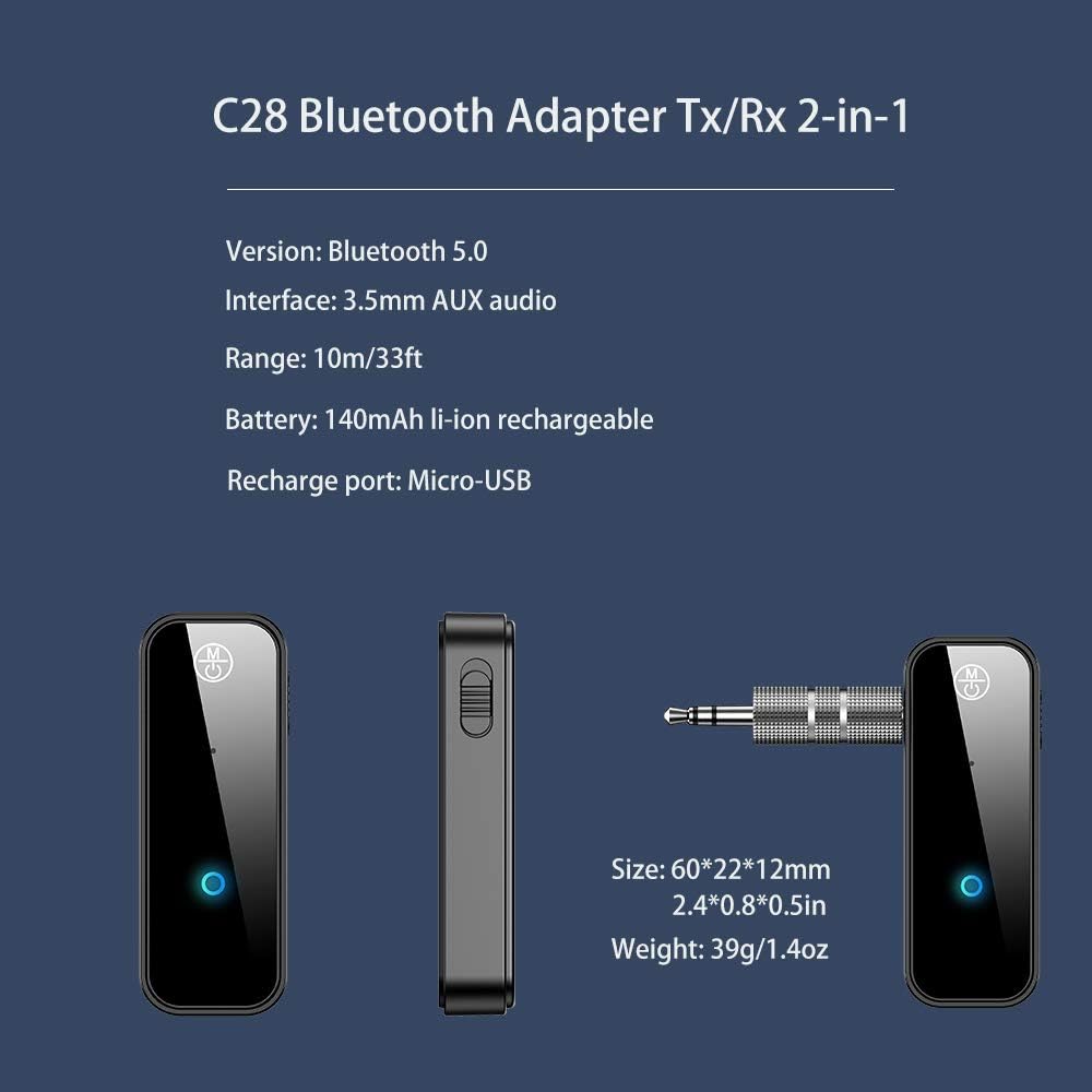 Bluetooth Transmitter Receiver Wireless Adapter