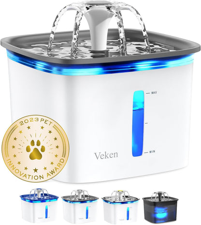 Automatic Cat Dog Water Fountain Dispenser with Replacement Filters