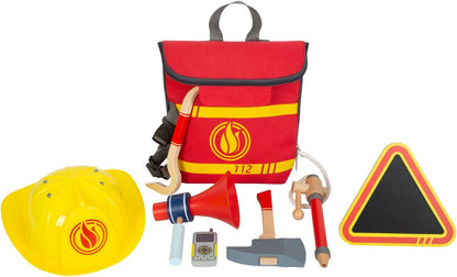 Fire Brigade Backpack Pretend Children's Toy