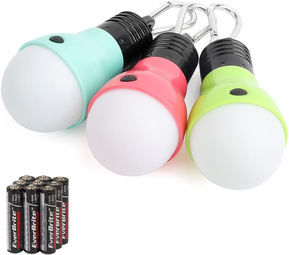 3-Pack Camping Portable LED Lights