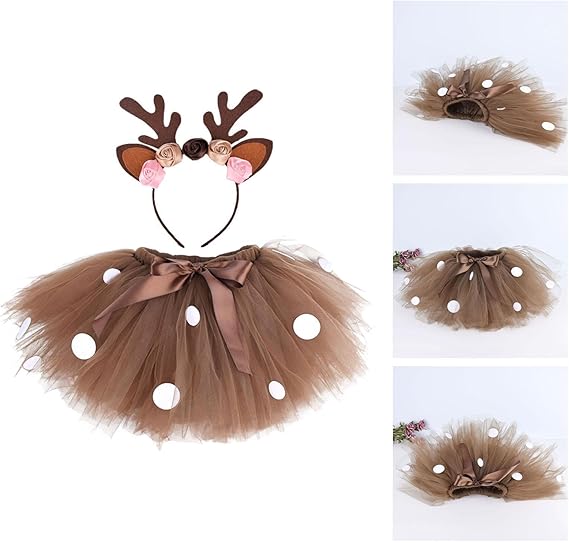 Christmas Reindeer Costume For Girls 1 - 2 Years Old