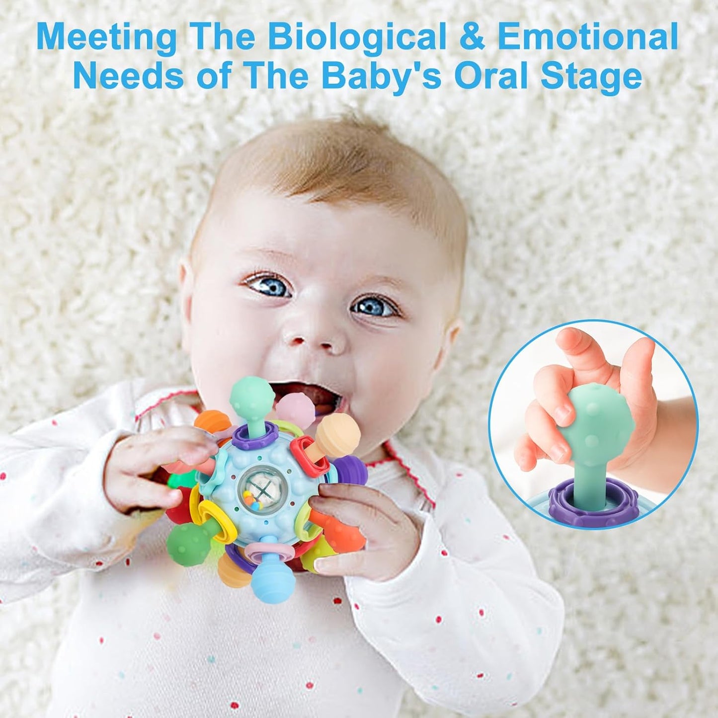 Newborn Teething Developmental Toys for Babies Up To 18 Months