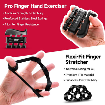 Forearm Strengthener Hand Grips Strengthener Kit - 5 Pack Adjustable Resistance