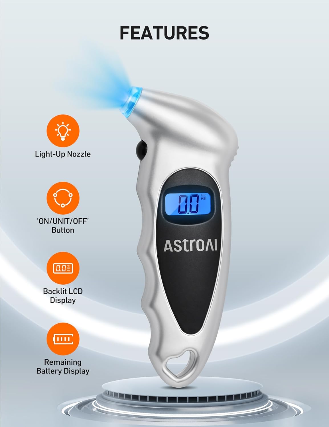 Digital Tire Pressure Gauge 0-150PSI