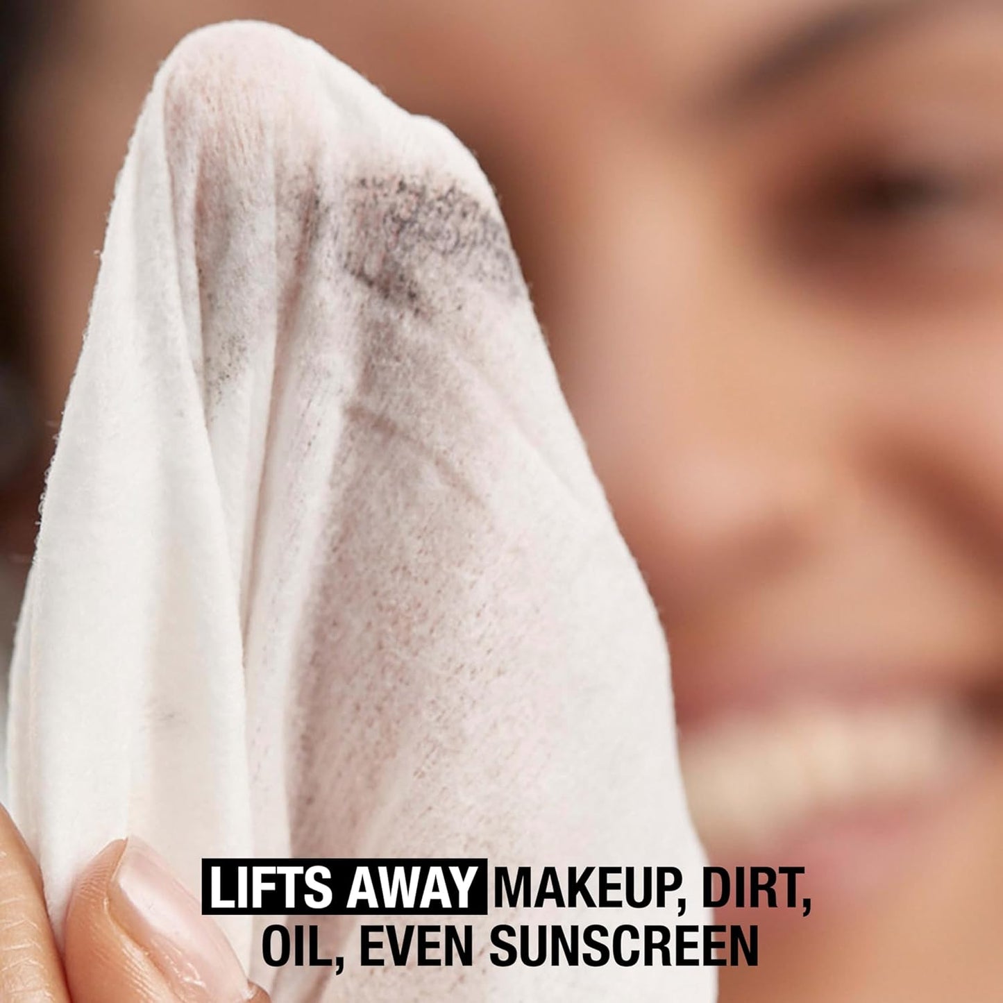 Plant-Based Alcohol-Free Ultra-Soft Cleansing Facial Towelettes for Waterproof Makeup