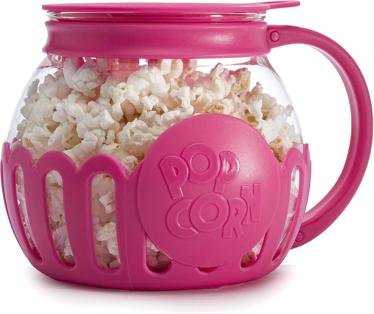 Microwave Popcorn Popper with Temperature Safe Glass