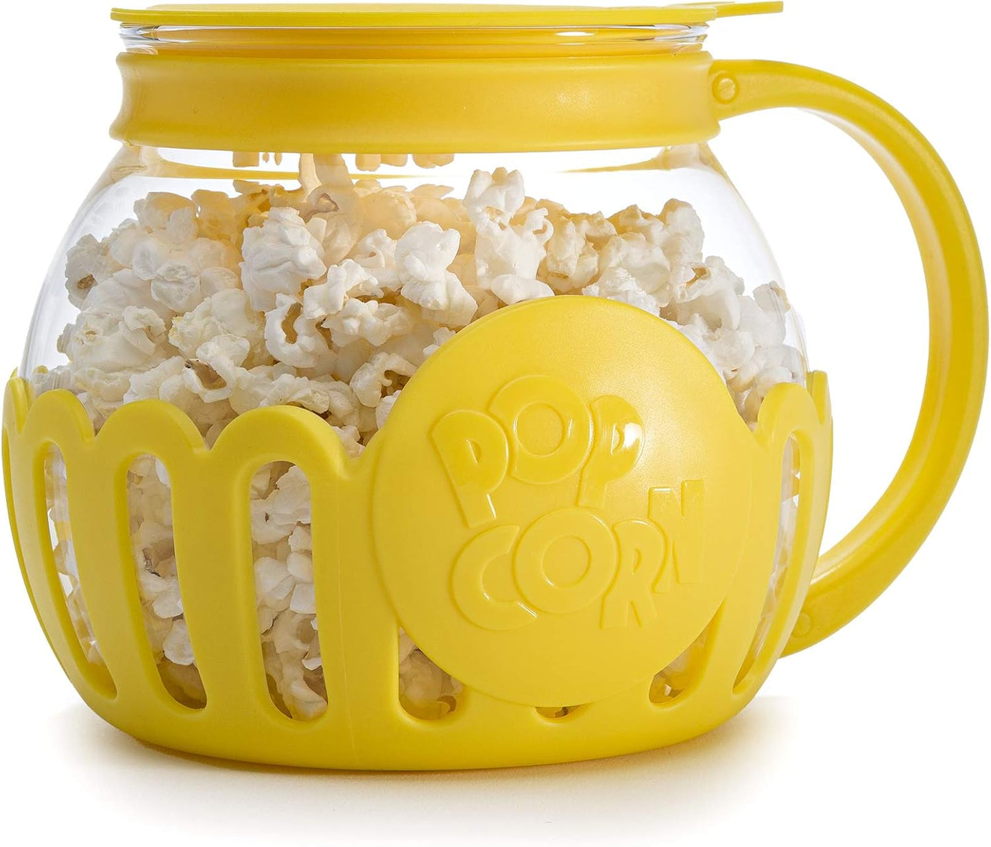 Microwave Popcorn Popper with Temperature Safe Glass