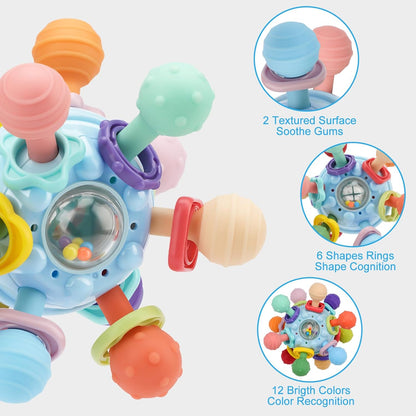 Newborn Teething Developmental Toys for Babies Up To 18 Months