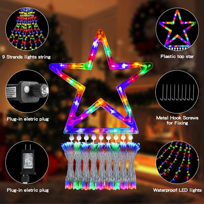 LED Christmas String Lights Outdoor Decoration