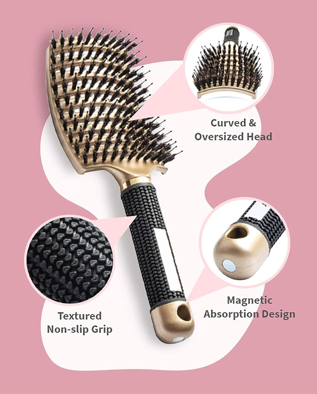 Magical Detangler Hair Brush for Wet and Dry Hair