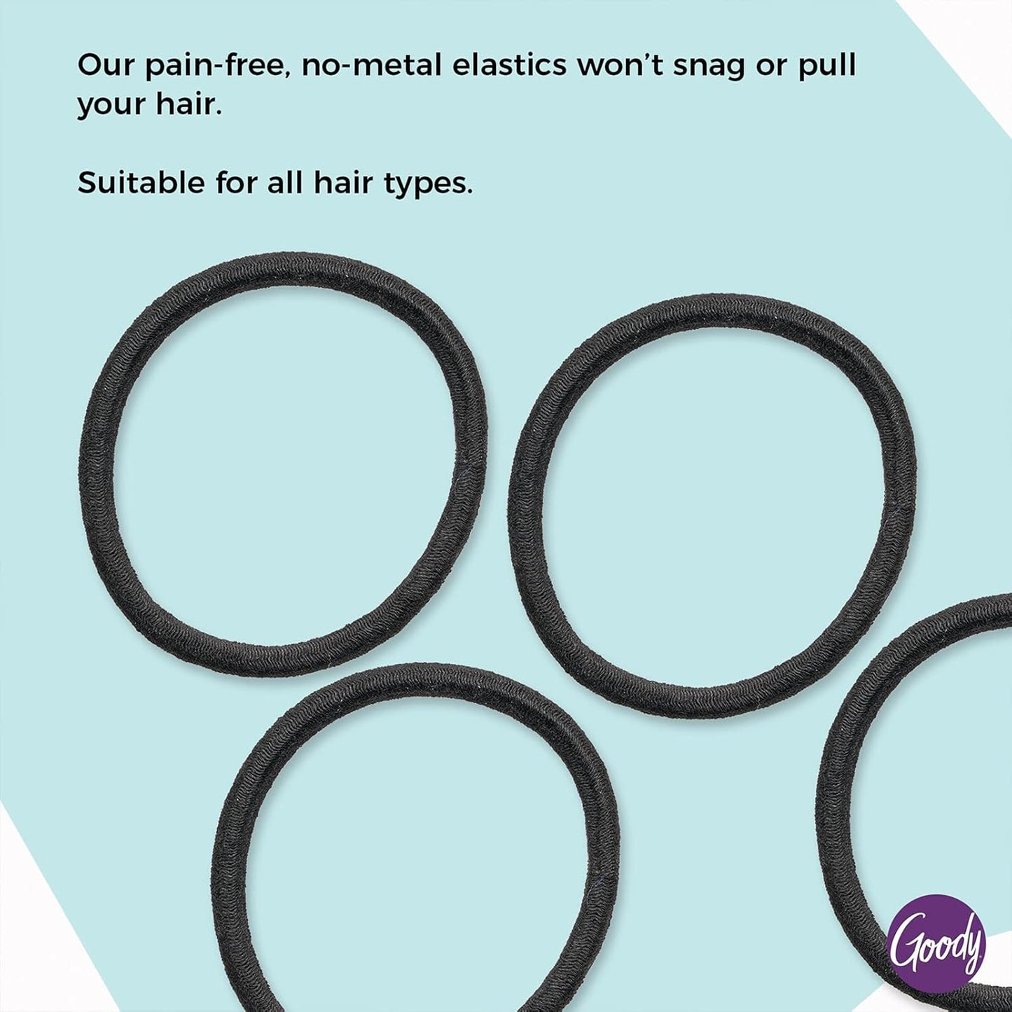 4MM Rubber Elastic Hair Ties Pain-Free Hair Accessories