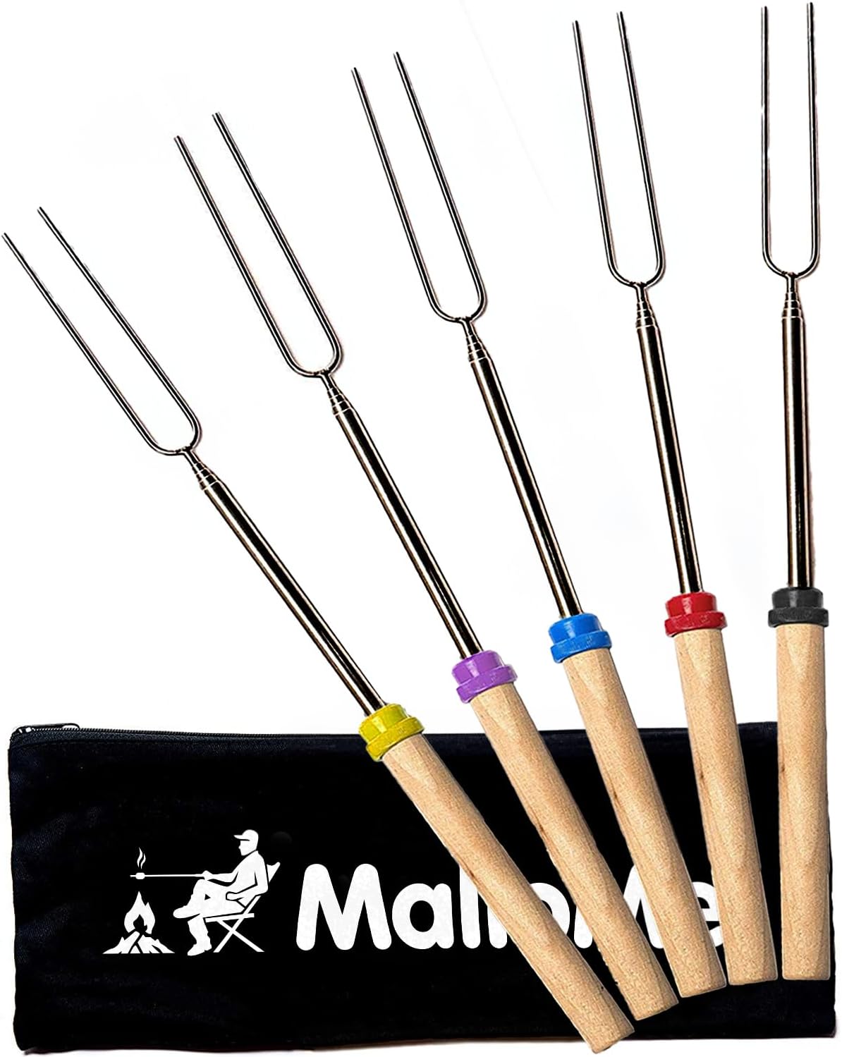 Marshmallow Roasting Sticks Smores Kit Campfire Cooking Equipment