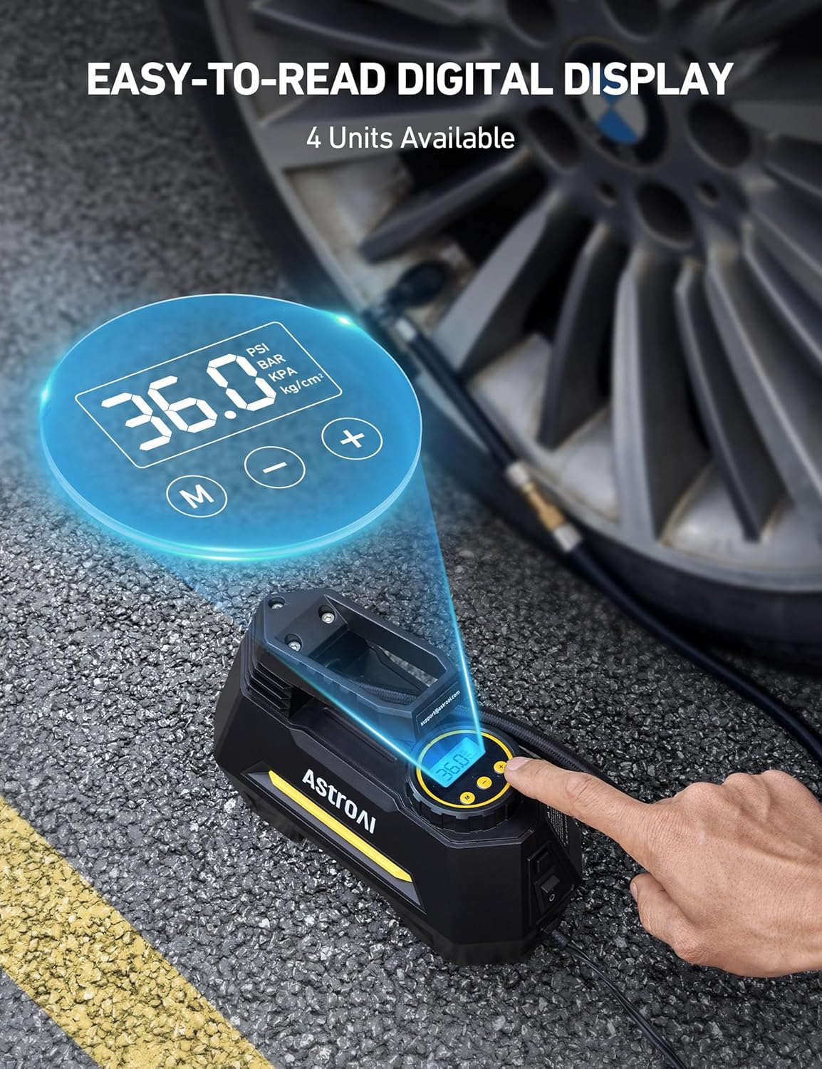 Portable Air Compressor Tire Inflator Air Pump