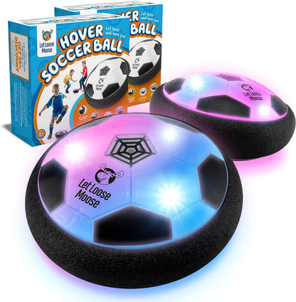 Set of 2 LED Hover Soccer Ball Toys