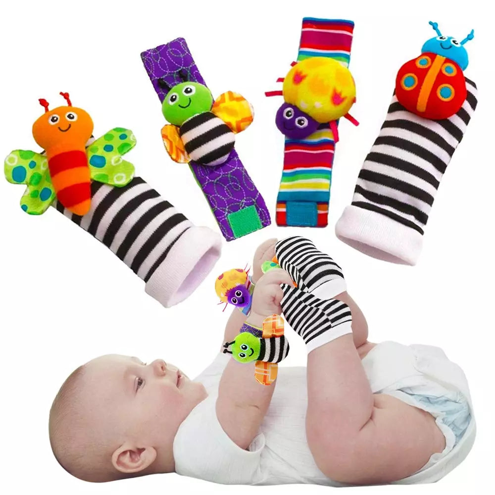 Baby Infant Rattle Socks Learning Toy 3-6 to 12 Months for Girl and Boy